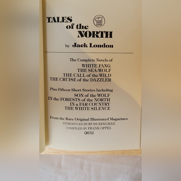 VINTAGE CLASSICS: Tales of the North by Jack London - 1979 HC Pub. by Castle - Picture 3 of 9